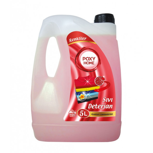 Poxy Home Renkliler Için Sıvı Çamaşır Deterjanı 5000 ML ürün görseli 1