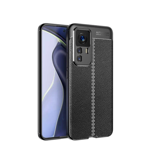 Gpack Xiaomi 12T Pro Kılıf Niss Silikon Deri Görünümlü Kamera Korumalı ürün görseli 1
