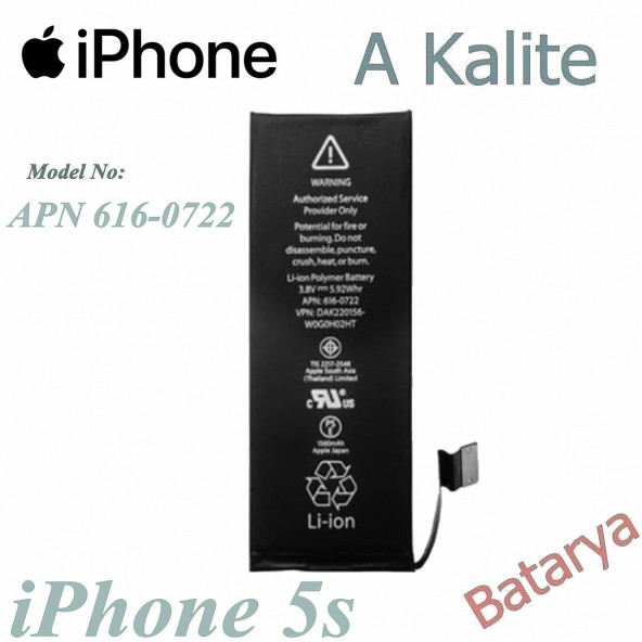 iphone 5S Batarya iphone 5S Uyumlu Yedek Batarya ürün görseli 1