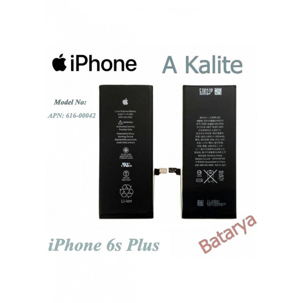 iphone 6S Plus Batarya Apn 616-00042 Uyumlu Yedek Batarya ürün görseli 1