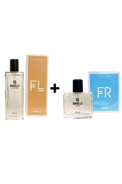 254 Edp Floral 50 ml Kadın Parfüm + 561 Edp Fresh 50 ml Erkek Parfüm Seti ürün görseli 1