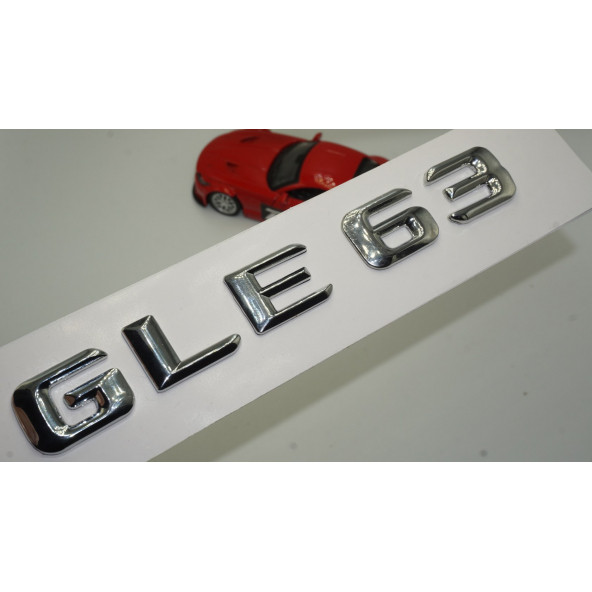 Benz GLE 63 Bagaj Krom Metal 3M 3D Yazı Logo ürün görseli 1