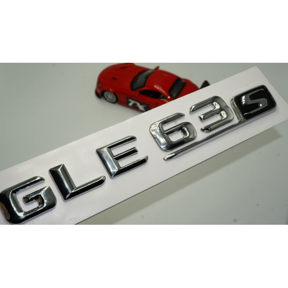 Benz GLE 63S Bagaj Krom Metal 3M 3D Yazı Logo ürün görseli 1