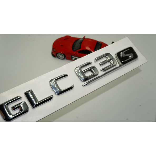 Benz GLC 63S Bagaj Krom Metal 3M 3D Yazı Logo ürün görseli 1