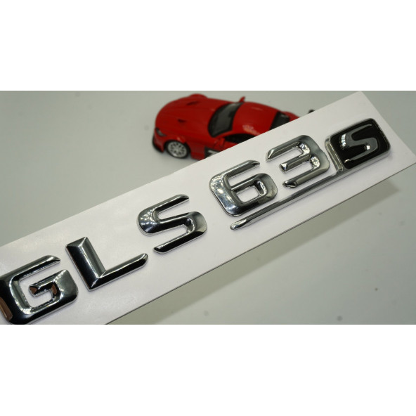 Benz GLS 63S Bagaj Krom Metal 3M 3D Yazı Logo ürün görseli 1