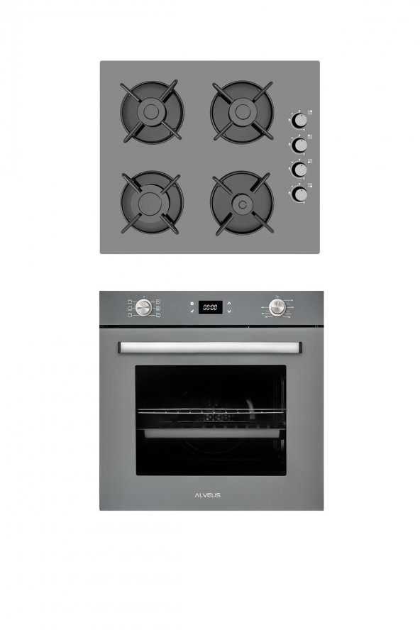 Alveus Gri 2Li Ankstre Set (Gls640-Mfa627) ürün görseli 1