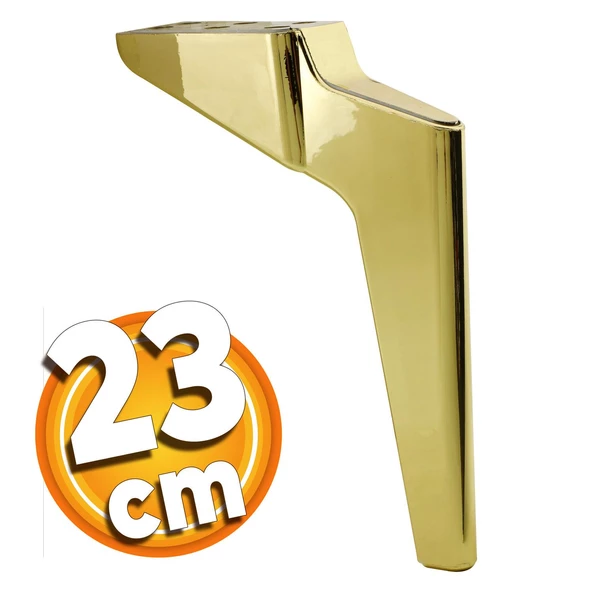 Logan Lüks Mobilya Kanepe Tv Ünitesi Koltuk Ayağı 23 Cm Gold Altın Konsol Ayakları ürün görseli 1