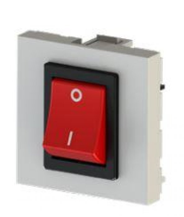 Ne-Ad 45x45 Anahtar  Gri ürün görseli 1