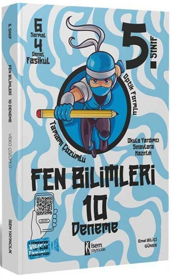 5. Sınıf Fen Bilimleri 10 Deneme İsem Yayınları ürün görseli 1