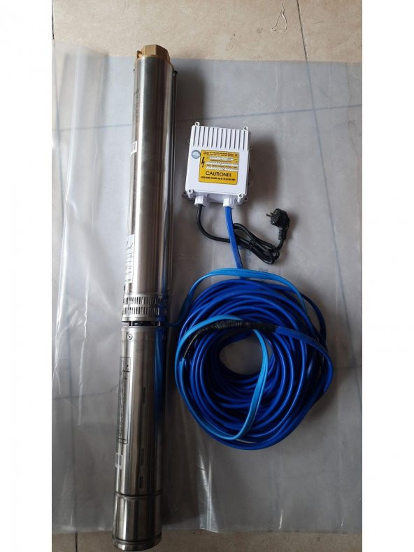4SDM12/6 1,5HP ALARKO MONOFAZE 30 MT KABLOLU VE PANOLU TAKIM DALGIÇ POMPA ürün görseli 1