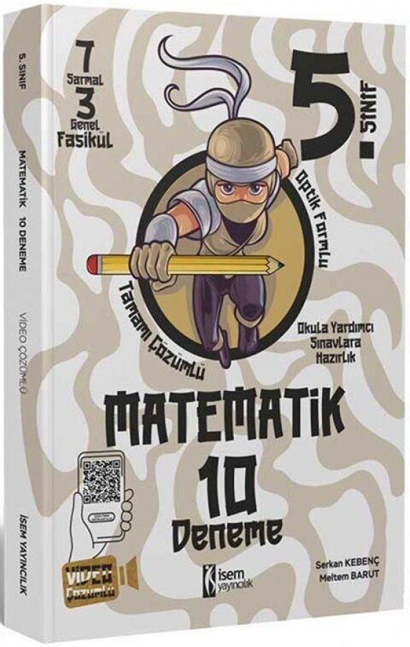 5. Sınıf Matematik 10 Deneme İsem Yayınları ürün görseli 1
