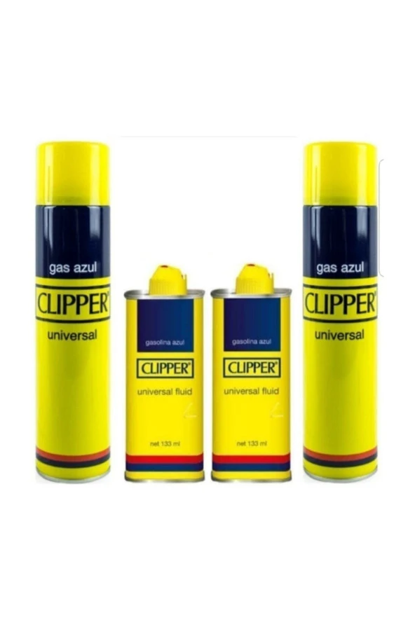 (Zippo) Çakmak Benzini 133ml 2 Adet + Çakmak Gazı 250ml 2 Adet ürün görseli 1
