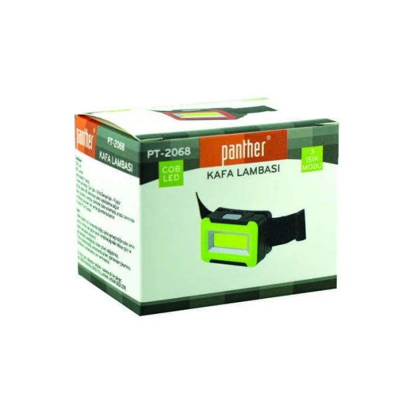 PANTHER Pilli COB LED Kafa Lambası PT-2068 - Resim 2