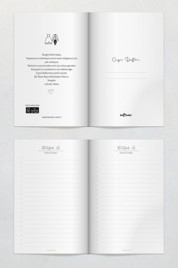 Çeyiz Planlayıcı Defter - Resim 2