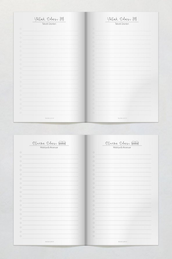 Çeyiz Planlayıcı Defter - Resim 3