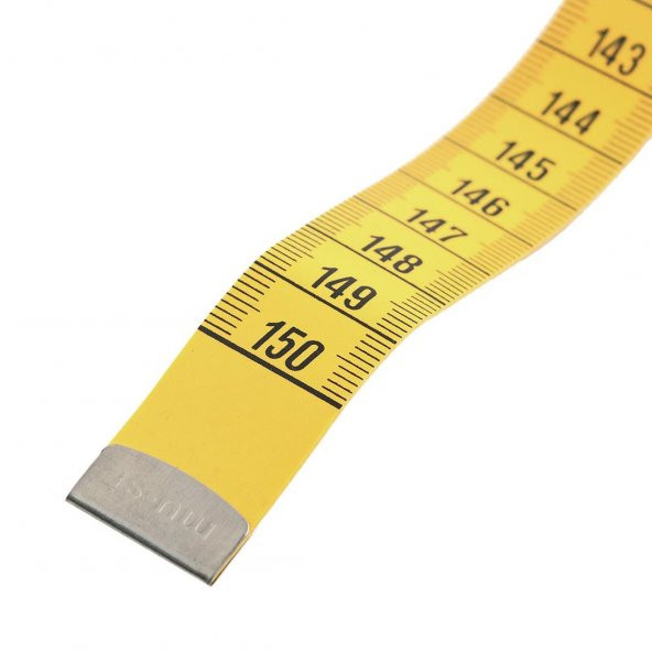150 Cm Sarı Mezura Cm - İnç - Resim 8