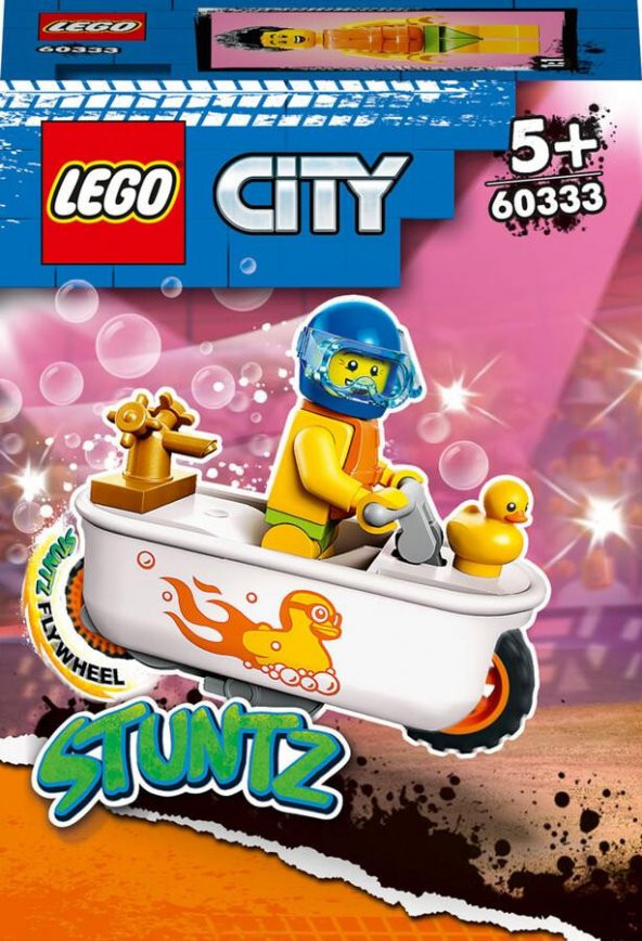 LEGO City 60333 Bathtub Stunt Bike ürün görseli 1