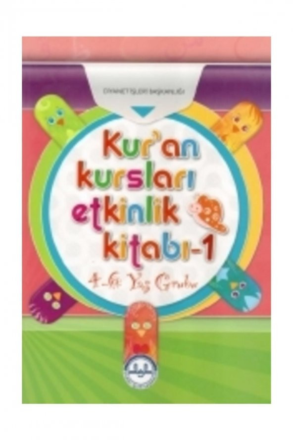 Kuran Kursları Etkinlik Kitabı 4-6 Yaş Grubu -1-2 (Tkm) ürün görseli 1