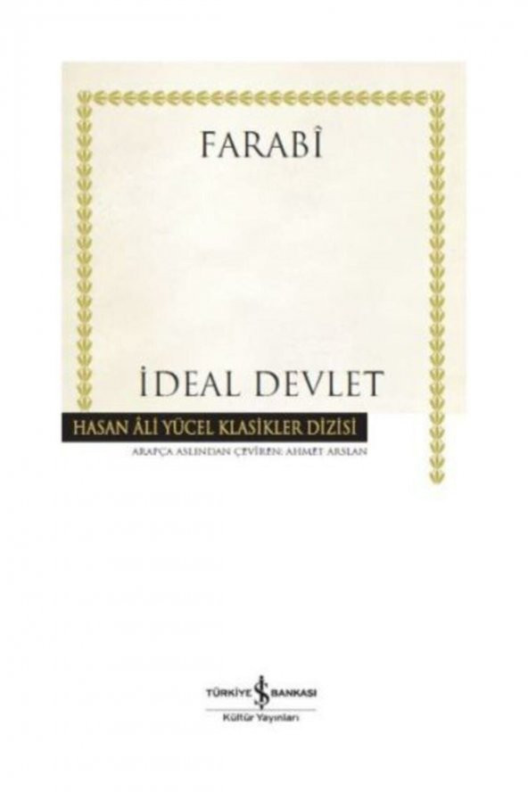 İdeal Devlet -Farabi ürün görseli 1