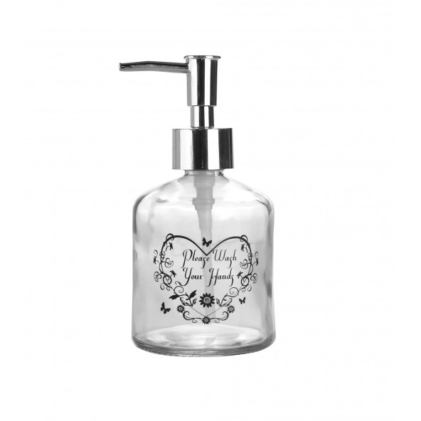 CAM SIVI SABUNLUK,KALPLİ MODEL 300ML 7,6X15,5CM ürün görseli 1