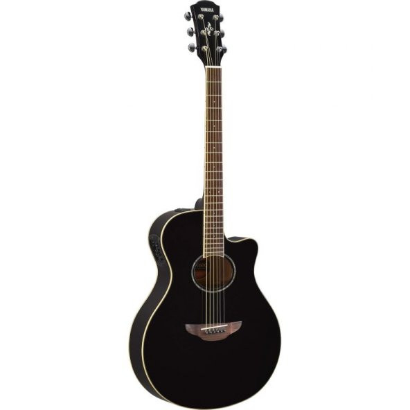 Yamaha APX600BL Thin-Line Cutaway Elektro Akustik Gitar (Siyah) ürün görseli 1