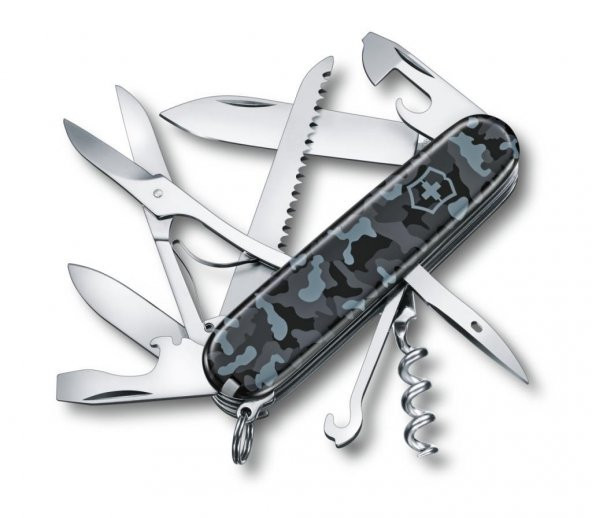 Victorinox Huntsman 1.3713.942 Kamuflaj İsviçre Çakısı 91mm 15F ürün görseli 1