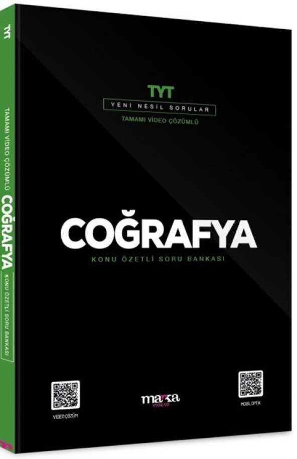 2023 TYT Coğrafya Konu Özetli Yeni Nesil Soru Bankası Tamamı Video Çözümlü Marka Yayınları ürün görseli 1