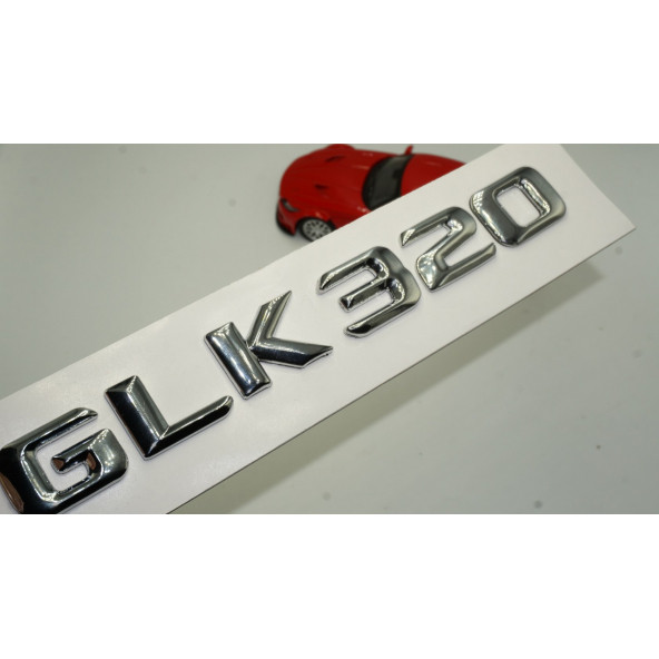 GLK 320 Bagaj Krom Metal 3M 3D Yazı Logo ürün görseli 1