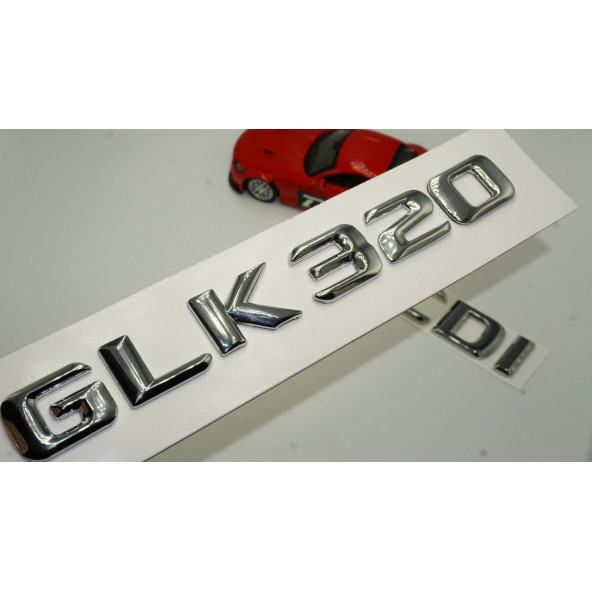 Benz GLK 320 CDI Bagaj Krom Metal 3M 3D Yazı Logo ürün görseli 1
