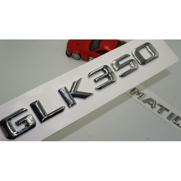 Benz GLK 350 4Matic Bagaj Krom Metal 3M 3D Yazı Logo ürün görseli 1