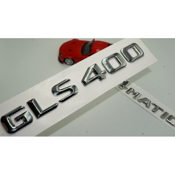 Benz GLS 400 4Matic Bagaj Krom Metal 3M 3D Yazı Logo ürün görseli 1