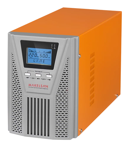 MAKELSAN POWERPACK SE 1 KVA / 900W (1F/1F) 5-10dk (2x 12V/9AH) ONLINE MU01000N11EAV06 ürün görseli 1