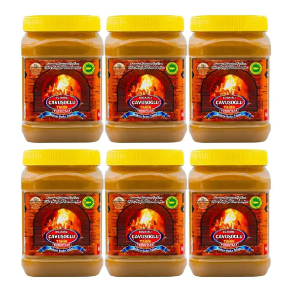 6 X Bozkırlı Çavuşoğlu Odun Ateşinde Kepekli Bozkır Tahini 930g ürün görseli 1