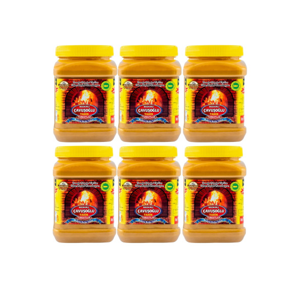 Bozkırlı Çavuşoğlu Odun Ateşinde Kepeksiz Bozkır Tahini 930g x 6 ürün görseli 1