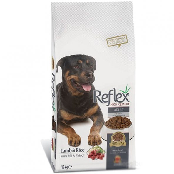 Reflex Adult Dog Kuzu Etli & Pirinçli Yetişkin Köpek Maması 15 Kg ürün görseli 1