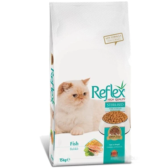 Reflex Somonlu Kısırlaştırılmış Kedi Maması 15kg ürün görseli 1