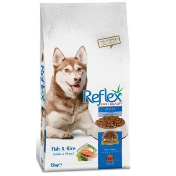 Reflex Dog Food Balıklı & Pirinçli Yetişkin Köpek Maması 15 Kg ürün görseli 1