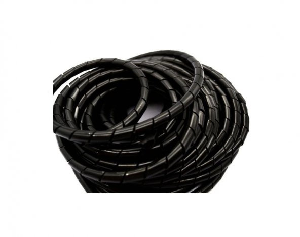 5 Metre Kablo Toplama Spirali Siyah(6mm) - Resim 2