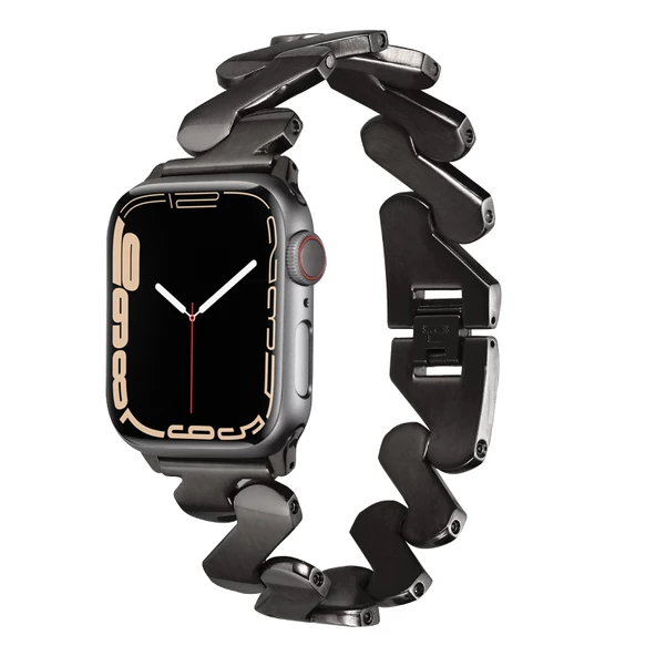 Apple Watch 44mm Kordon KRD-80 Metal Kordon - Resim 2