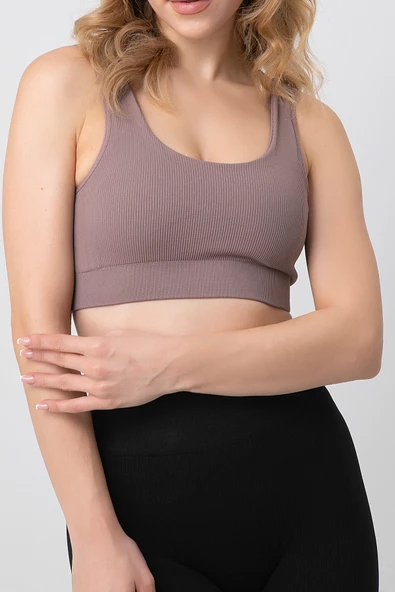 DoReMi Seamless Fitilli Toparlayıcı Pedli Spor Sütyen-161 ürün görseli 1