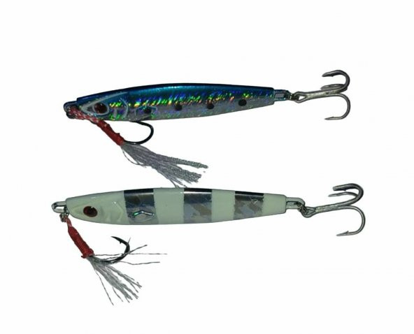 よしみ PTTAVM: JAPANESE YESEİ 28 GR JİG MAVİ ZEBRA