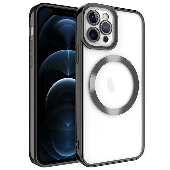 Apple iPhone 11 Pro Kılıf Magsafe Zore Setro Silikon Kılıf ürün görseli 1