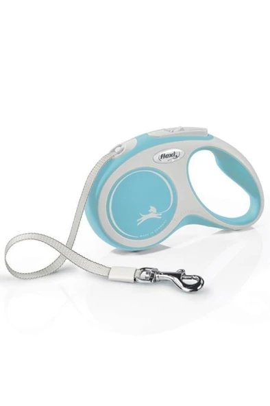 Flexi New Comfort 5 Mt Serit Otomatik Köpek Tasmasi Small Açik Mavi ürün görseli 1