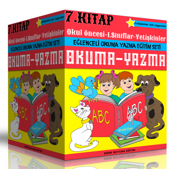 Okuma Yazma Eğitim Seti  7 Spiralli Kitap ürün görseli 1