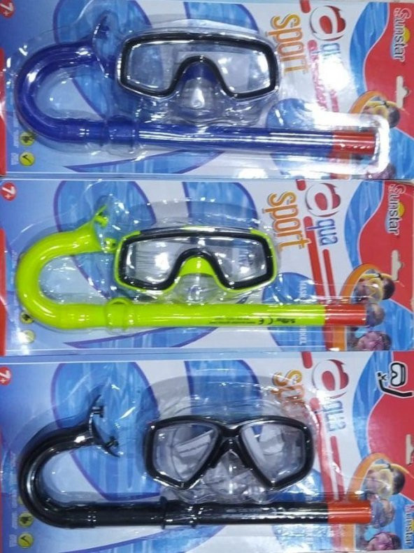 COCUK  MASKE SNORKEL SET 07/15 YAŞ - Resim 7