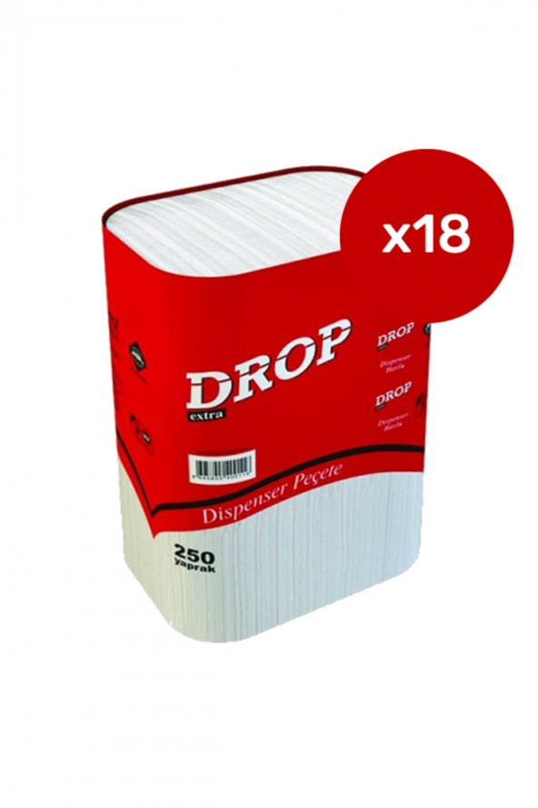 250 Li (18 Paket) Dispanser Peçete ürün görseli 1