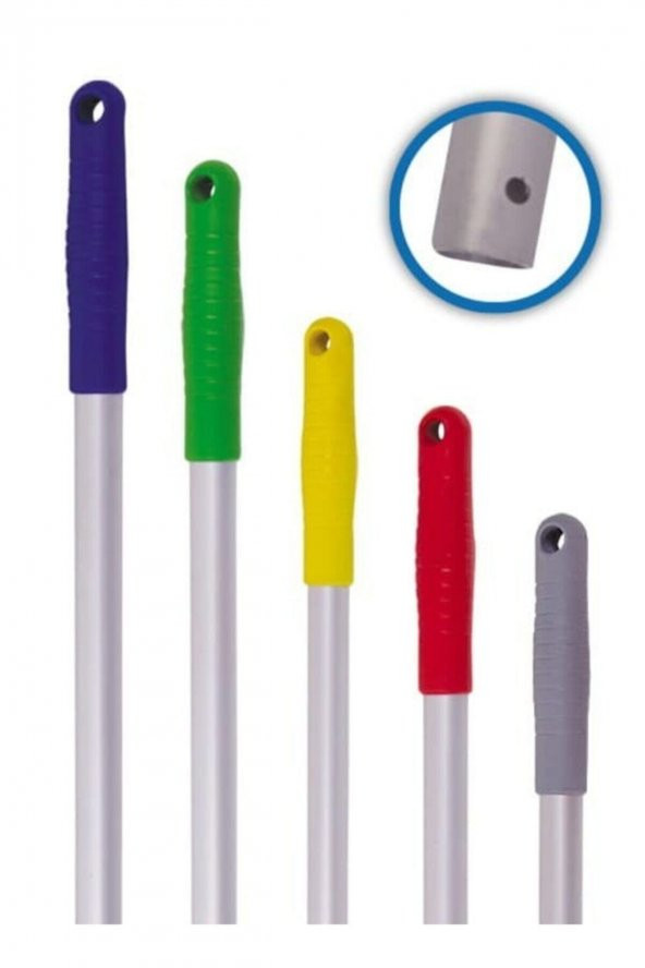 Alüminyum Sap, 130cm, Delikli+ıslak Mop+ıslak Mop Aparatı Takım ürün görseli 1