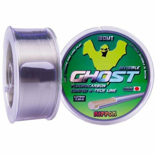Nippon Ghost 180 Mt Fluorocarbon Misina 17-Mm-4,9Kg - Resim 2