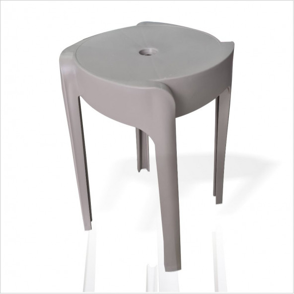 Büyük Geniş Uzun Sağlam Sert Plastik Kırılmaz Hafif 45 Cm Banyo Balkon Bahçe Oturak Tabure Sandalye ürün görseli 1