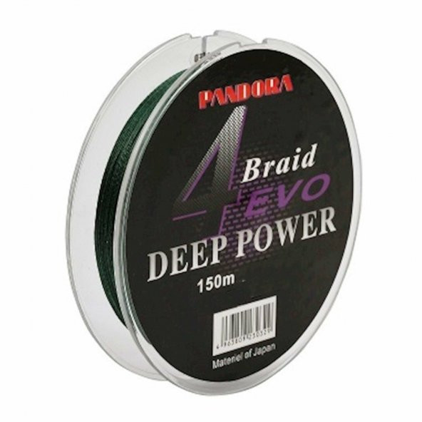 Pandora Braid Evo Deep Power 4 Kat 150m Örgü İp Misina - Resim 6